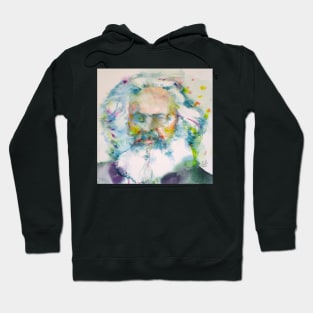 KARL MARX watercolor portrait .2 Hoodie